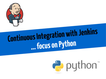 Continuous Integration With Jenkins - Michael-prokop.at