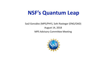 NSF’s Quantum Leap