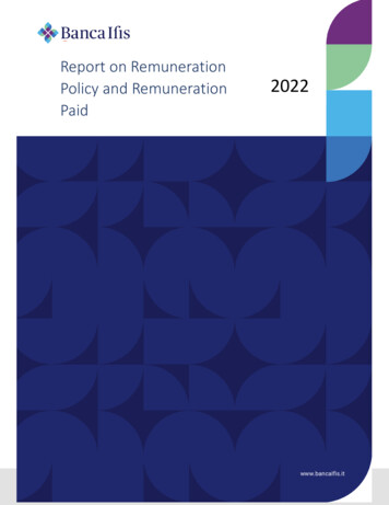 Report On Remuneration 2022