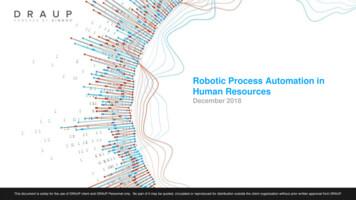 Robotic Process Automation In Human Resources