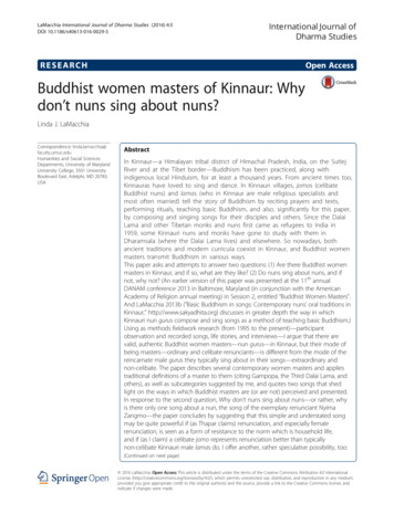 Buddhist Women Masters Of Kinnaur: Why Don't Nuns Sing About Nuns?