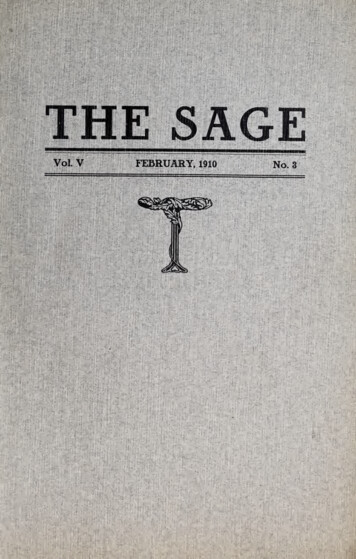 The Sage [February 1910] - Internet Archive