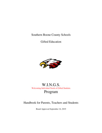 Southern Boone County Schools Gifted Education