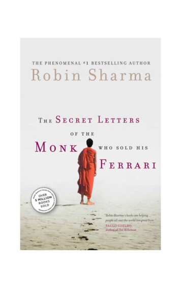 Secret Letters Of The Monk Who Sold His Ferrari - 