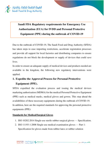 Saudi FDA Regulatory Requirements For Emergency Use Authorization (EUA .