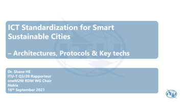 ICT Standardization For Smart Sustainable Cities