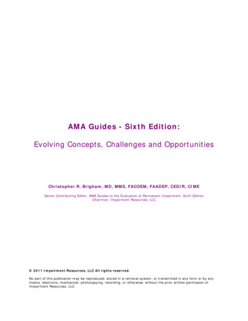 AMA Guides - Sixth Edition