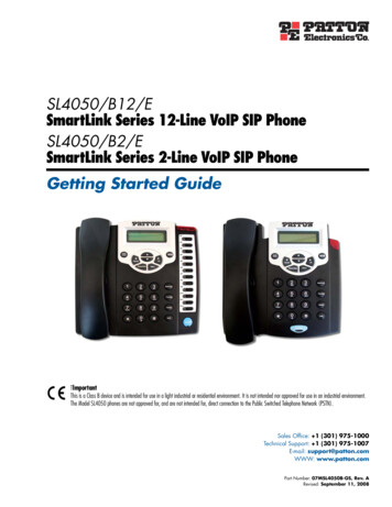 SL4050/B2/E SmartLink Series 2-Line VoIP SIP Phone - Patton