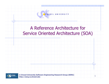 A Reference Architecture For Service Oriented Architecture .