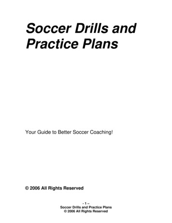 Soccer Drills And Practice Plans