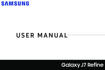 Samsung Galaxy J7 Refine J737P User Manual - Sprint