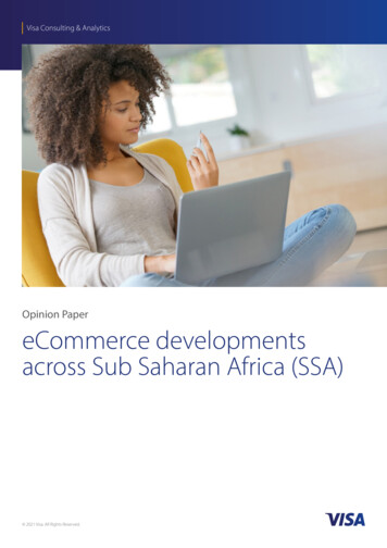 ECommerce Developments Across Sub Saharan Africa (SSA)