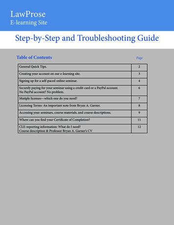 Step-by-Step And Troubleshooting Guide