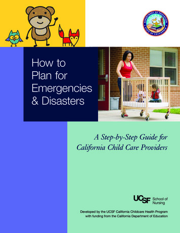 How To Plan For Emergencies & Disasters