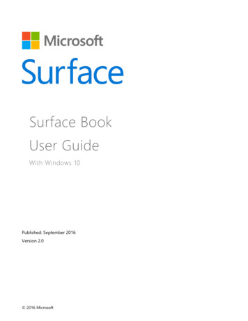 Surface Book User Guide - .microsoft 