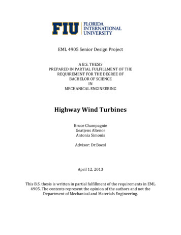 Highway Wind Turbines