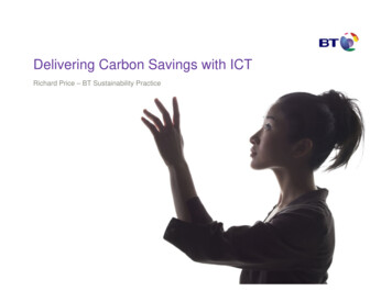 Delivering Carbon Savings With ICT - Itu.int
