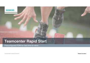 Teamcenter Rapid Start - Systemc4 