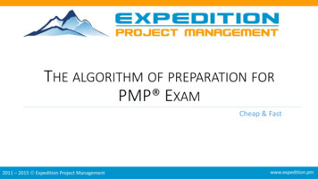 The Algorithm Of Preparation For PMP Exam