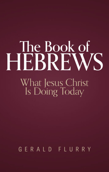 The Book Of HEBREWS