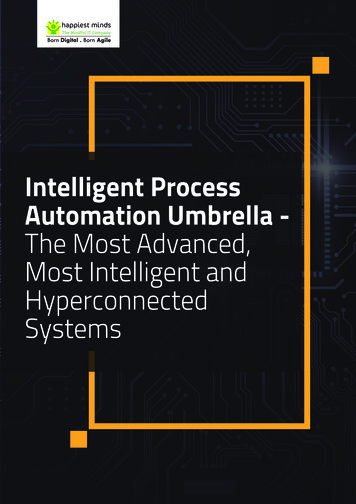 The Intelligent Process Automation Umbrella - V4