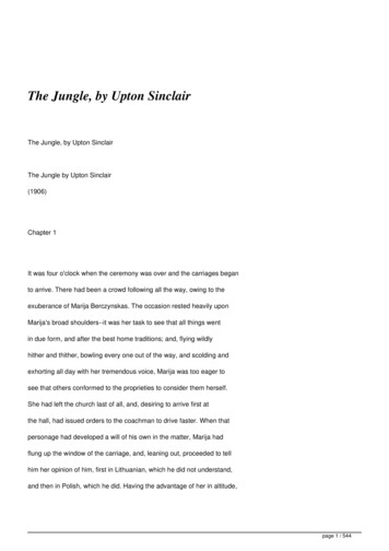 The Jungle, By Upton Sinclair - Full Text Archive