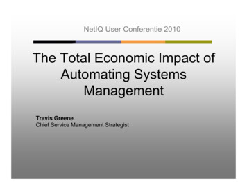 The Total Economic Impact Of Automating Systems Management