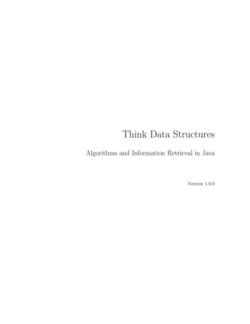 Think Data Structures: Algorithms And Information .