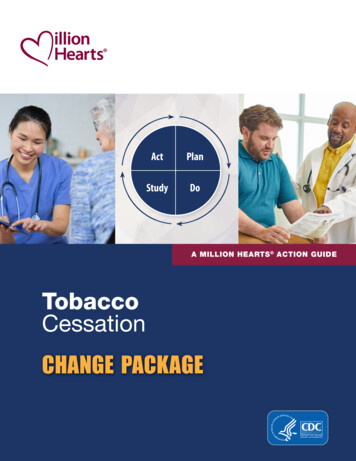 Tobacco Cessation Change Package - Million Hearts 