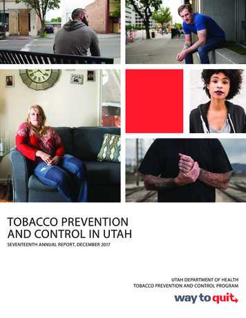 TOBACCO PREVENTION AND CONTROL IN UTAH