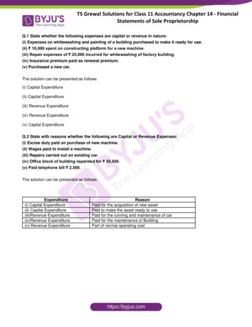 TS Grewal Solutions For Class 11 Accountancy Chapter 14 .