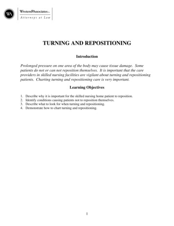 Turning And Repositioning - Pleiss Sitar McGrath Hunter & Hallack