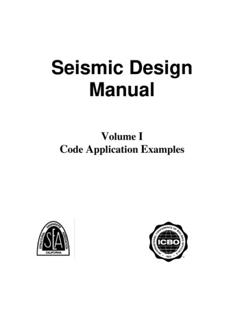 Seismic Design Manual - FrameCE Structural 