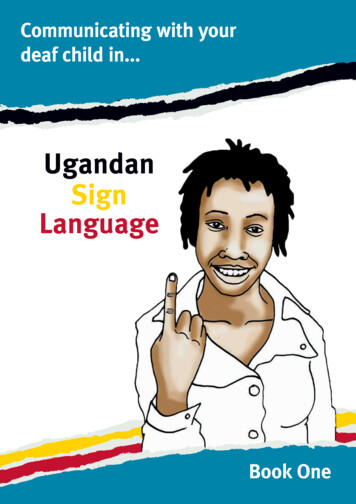 Ugandan Sign Language - Ndcs .uk