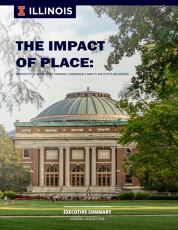 THE IMPACT OF PLACE - University Of Illinois System