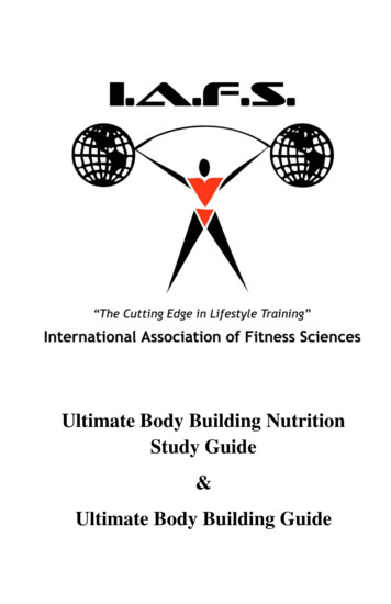 Ultimate Body Building Nutrition Study Guide Ultimate Body .