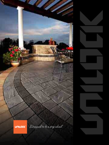 Unilock Catalog - Masonry Products & Stone Fabricator