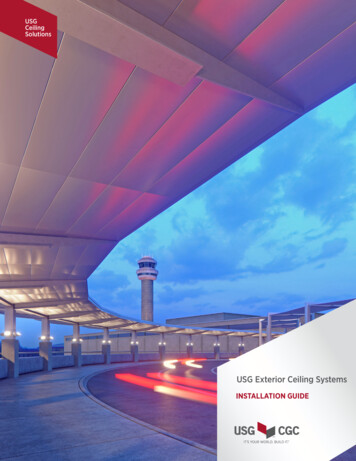 USG Exterior Ceiling Systems Installation Guide (English .