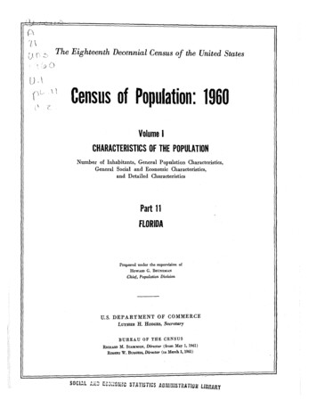 Census Of Population: 1960