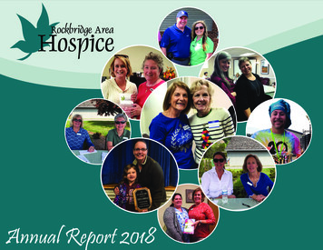 Annual Report 2018 - Rockbridge Area Hospice