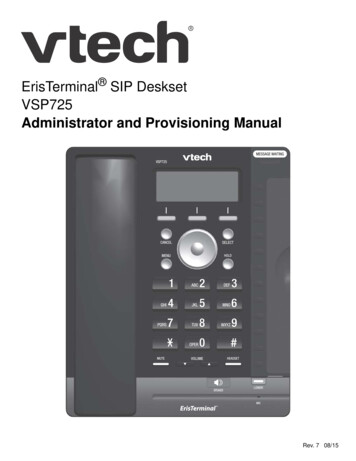 ErisTerminal SIP Deskset VSP725