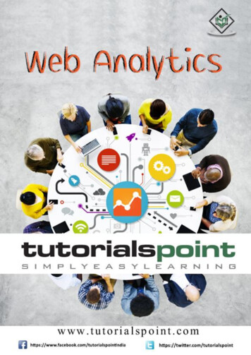 Web Analytics - Tutorialspoint