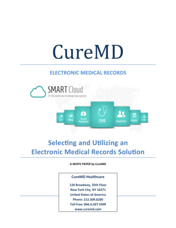 ELECTRONIC MEDICAL RECORDS - CureMD