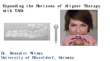 Expanding The Horizons Of Aligner Therapy With TADs