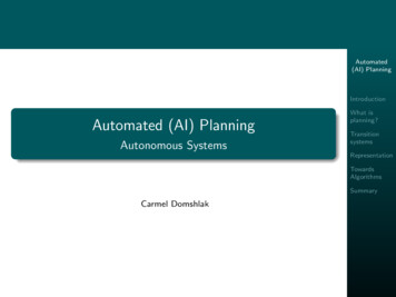 Automated (AI) Planning - Cw.fel.cvut.cz