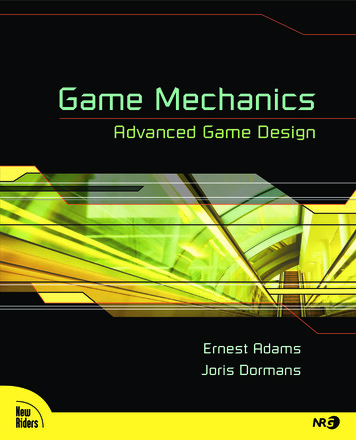 Game Mechanics, Advanced Game Design - Pearsoncmg 