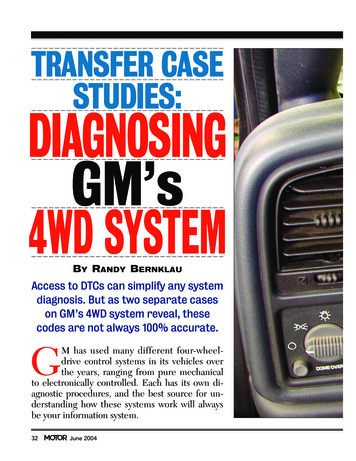 TRANSFER CASE STUDIES: DIAGNOSING GM's 4WD SYSTEM - MOTOR