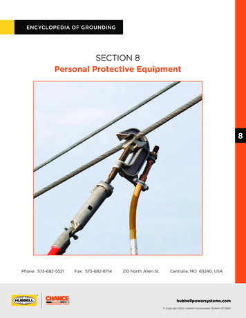 Personal Protective Equipment Section 8