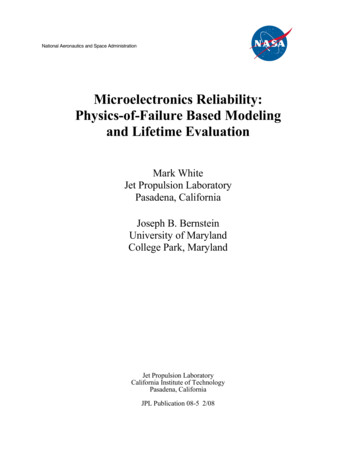 Microelectronics Reliability: Physics-of-Failure Based .