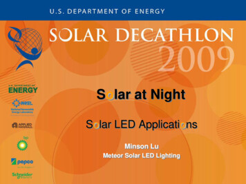 Solar At Night - Solar Decathlon